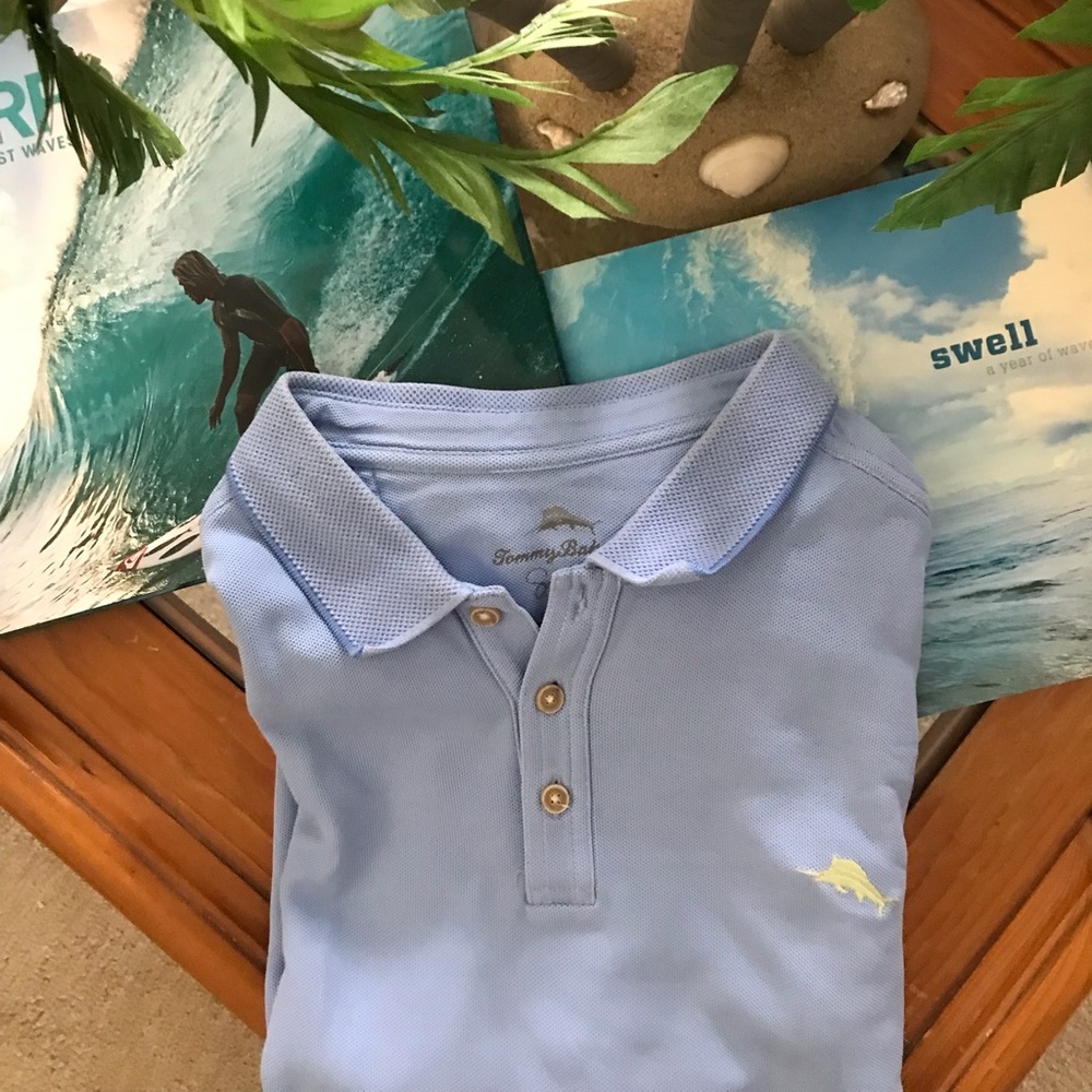 Tommy Bahama, Blue, Polo, XX-Large